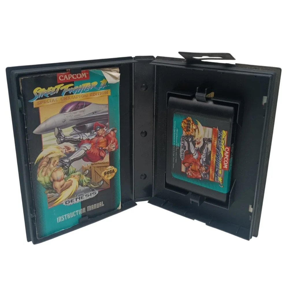 VTG Sega Genesis Video Game Street Fighter II Special Champion Edition CIB‎